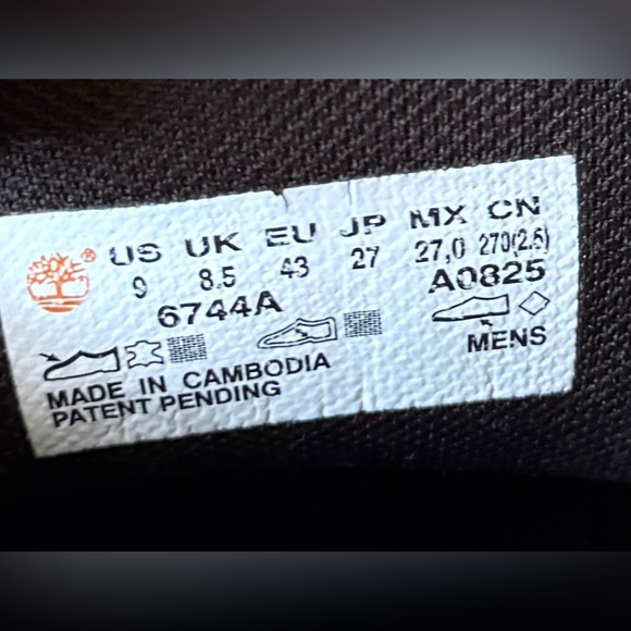 Timberland Size 9 Men’s Light Cognac Suede Shoes - Picture 12 of 14